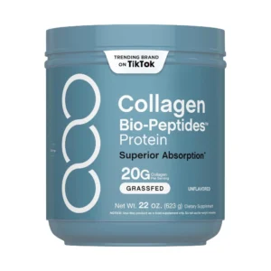 Bio-Active Collagen Peptides – Radiant Skin, Hair & Nails Support | Type I & III + Vitamin C