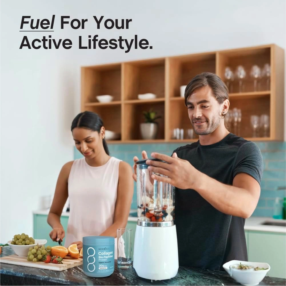 Bio-Active Collagen Peptides – Radiant Skin, Hair & Nails Support | Type I & III + Vitamin C - Image 3